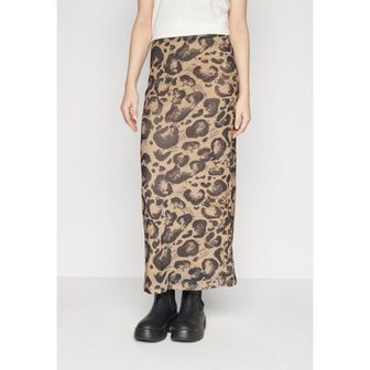 이스퀘어 4405111 ONLY ONLVANILLA SKIRT - Maxi skirt cartouche/leo animal