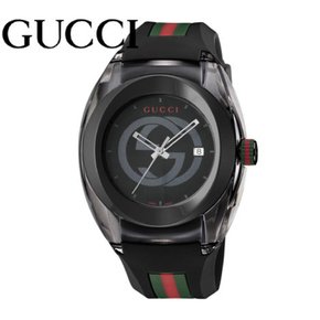 GUCCI 구찌 YA137107A SYNC 싱크 맨즈 워치 손목시계 아날로그 쿼츠 블랙[]