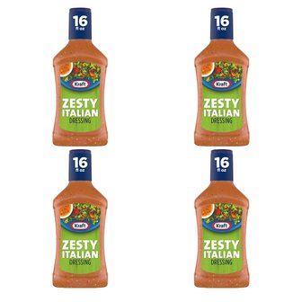  [해외직구]크래프트 제스티 이탈리안 드레싱 473ml 4팩/ Kraft Zesty Italian Dressing 16oz