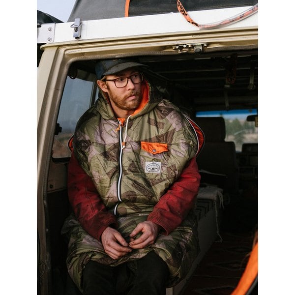 REVERSIBLE NAPSACK SUMMIT CAMO GREEN