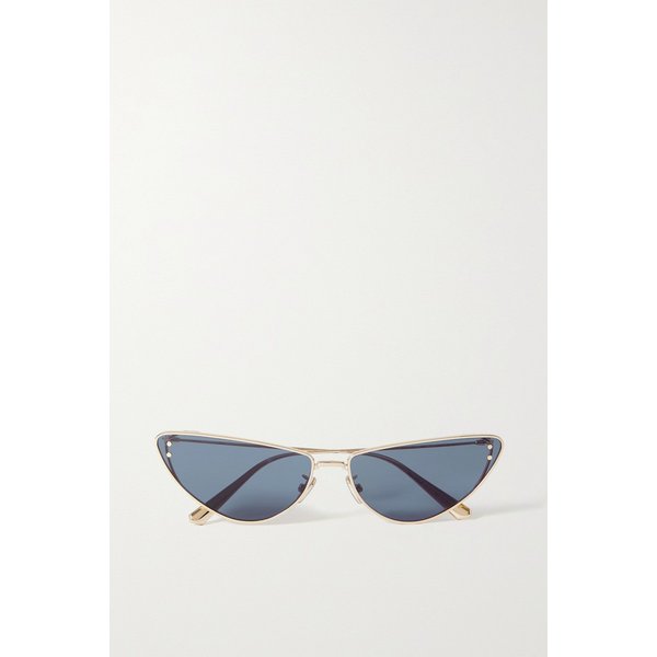 디올 미스디올 B1u 캣아이 골드 톤 선글라스 블루 43769801096252824