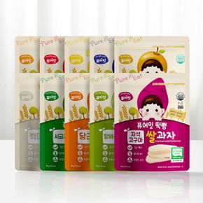 10봉+1봉 더   떡뻥 유기농 쌀과자 아기간식 아이과자_P308678348