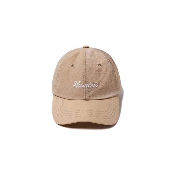 [WOMEN] 립스탑 커서브 로고 캡 - 베이지 HEW0002CHZBEI