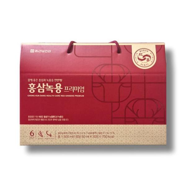 종근당건강 홍삼녹용 프리미엄 50ml 30포 1박스 /wb (S41379005)