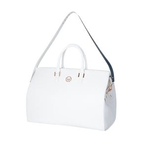 OCTAGON REAL LEATHER BOSTON BAG WHITE 보스턴백/골프보스턴백