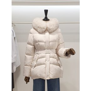 [파주점] 쥬크 주크 사가폭스퍼 벨트밴딩 구스 숏 패딩점퍼 V254PSG936