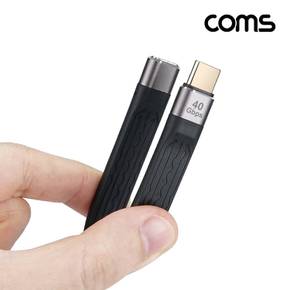 Coms USB C to C타입 케이블 FM 고속충전 4.0 10cm 40Gbps 3.1