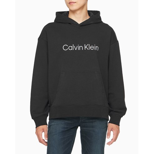 Calvin Klein Jeans 남성 릴렉스핏 스탠다드 로고 후디(40HM231리오더)