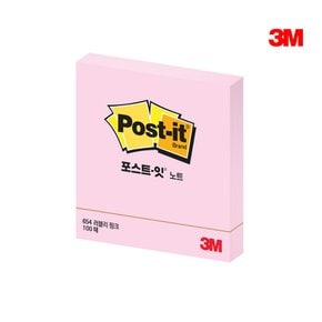 3M 포스트잇 654 러블리핑크