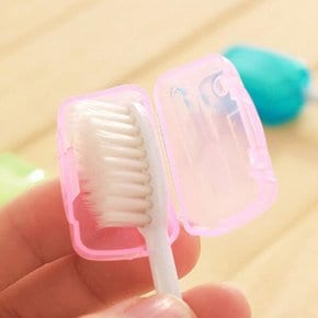 /느낌상점 휴대용 여행 칫솔 캡 케이스 뚜껑 5p 세면도구 커버