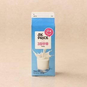 3컵 우유 750ml(1A등급)