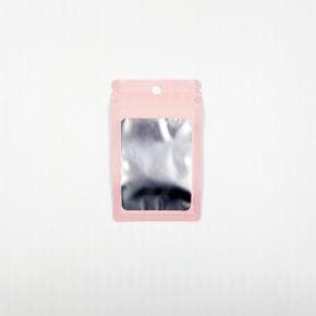 포장용 핑크 반투명 컬러 지퍼백(7.5cm X 12cm) (S13977496)