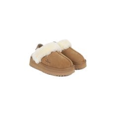 [정품] 오즈어그웨어 UGG 플랫폼 백스트랩 양털 슬리퍼 (OUW190PEB-CHESTNUT)