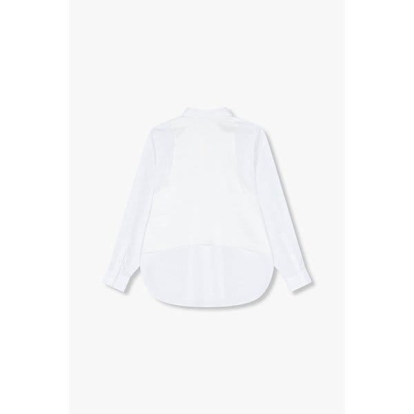 페이크 새틴 레이어드 셔츠 EN15107005000