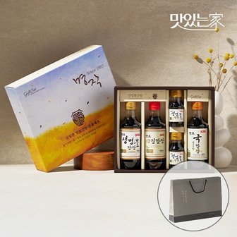  땅속발효레드 7호 양조간장 선물세트 쇼핑백포함 C