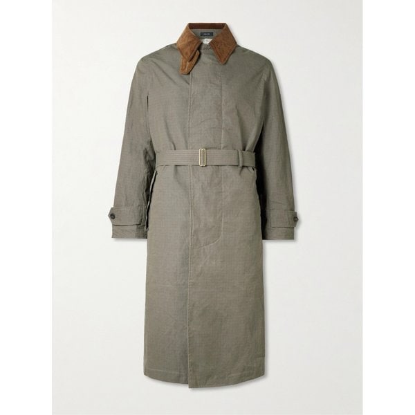 드레익스 HIM 라이더 벨티드 코듀로이 트림 코튼 립스톱 코트 46376663162902036