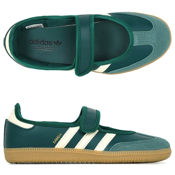 [부산점] 25FW 그린 검 크림화이트 삼바 메리제인 스니커즈 JR7340