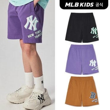 MLB키즈 (공식)24SS 모노티브 반바지 (3color) 7ASPMT143