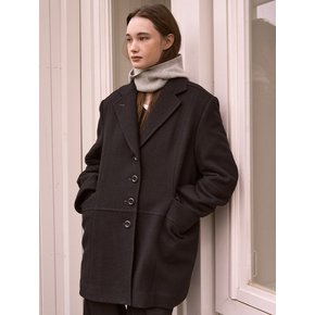 Philo French Half Coat (Black)