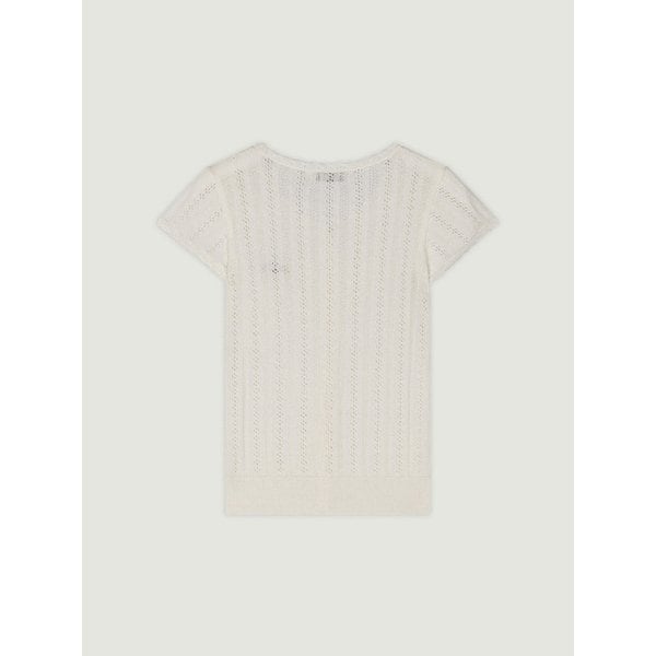 25HS KOI KNIT CARDIGAN (WHITE)