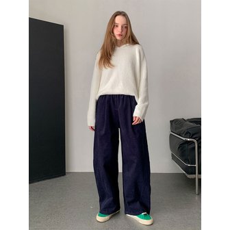 바스카라 [Fleece-lined] Corduroy Napping Banding Pants (3colors) - VPANTS_045