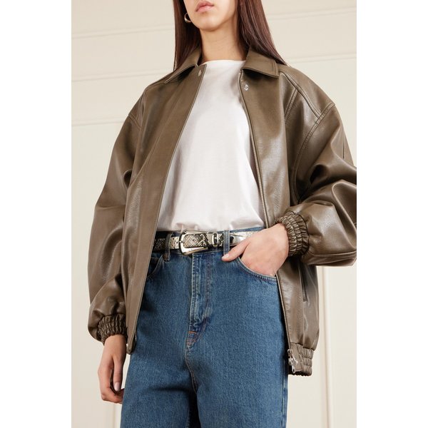 디앙슈 코렛 스네이크 이펙트 가죽 웨이스트 벨트 46376663162949944