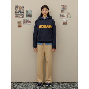 Buccle lettering hoodie - Navy