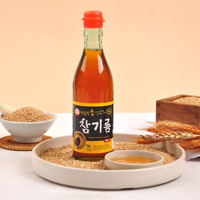 통참깨 100% 전통 압착 참기름 350ml