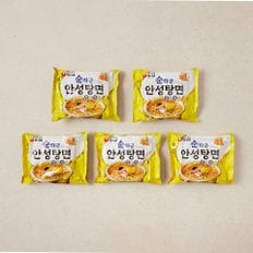 농심 순하군 안성탕면 125g*5개