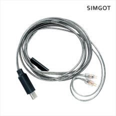 심갓 2pin Type-C타입 은박 동선 케이블 SIMGOT LC1T