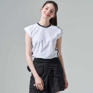 BLUDOT 에센셜 드랍숄더 티셔츠_WH