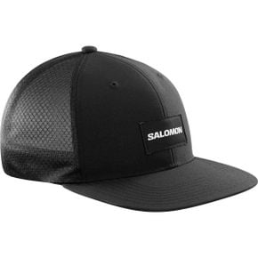 살로몬 모자 Salomon Trucker 남녀공용 Cap with Flat Visor Soft and Breathable Mesh Recycled