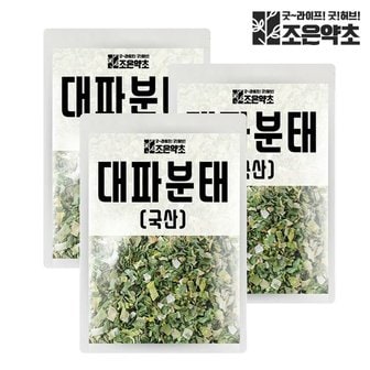 기타 조은약초 국산 100% 건조 대파 분태 후레이크 건대파 200g x 3