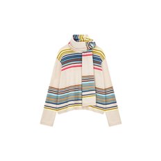 [PS PAUL SMITH] 여성 디태처블 스카프 스웨터 5743328561000