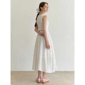 Basket strap skirt (white)