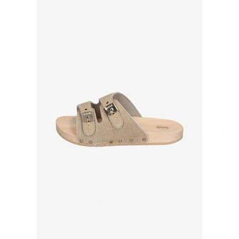 이스퀘어 4592598 Scholl DAMEN PANTOLETTEN PESCURA - Mules beige