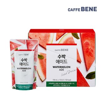 카페베네 수박에이드 190ml x 20팩 파우치음료