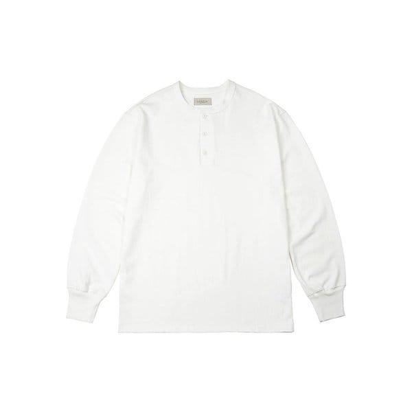 Utility Henly neck Long Sleeve (White)