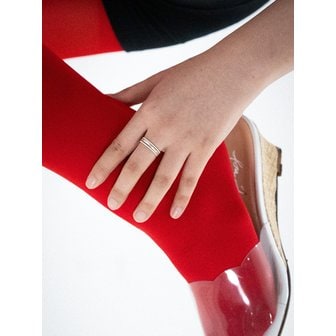 베이크드알래스카 Matte Engraved  Rings SET