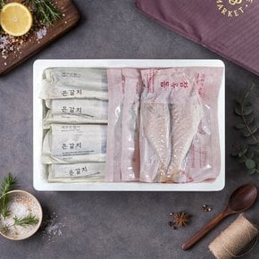 [9/21일 10시 결제건까지 명절전배송] 신세계 고급 2종 세트 1.34kg(갈치400g*2미,옥돔180g*3미/신세계가방 포장)