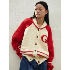 Stadium G Cowichan Cardigan (Red)