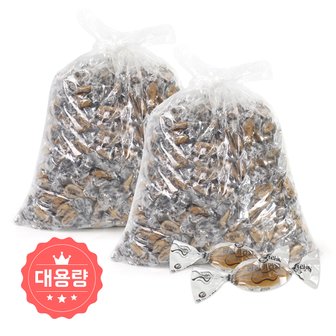 우리가스토리 GG 마산 땅콩카라멜 4kg 2봉 대용량사탕 종합사탕