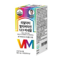 리얼닥터 멀티비타민 123 미네랄 60정 6개 12개월분[31652655]