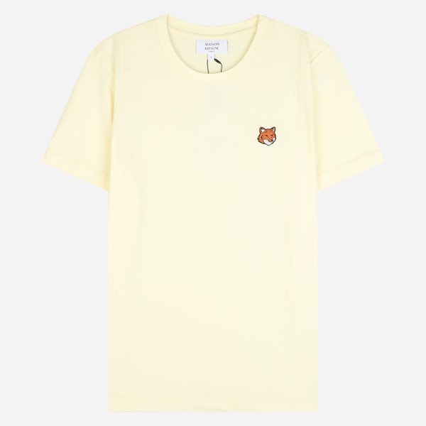 [시흥점] 6S PW00113KJ7026 0424 폭스 헤드 여성 반팔 티셔츠 파스텔 옐로우