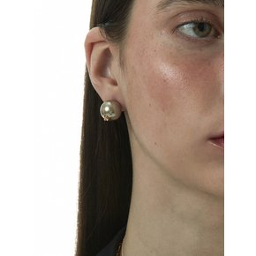 IC PEARL EARRING GOLD