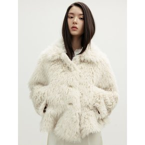 SLIT FLARE FUR JACKET_TT4W002IV