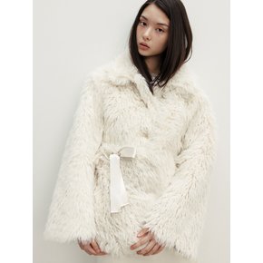 SLIT FLARE FUR JACKET_TT4W002IV