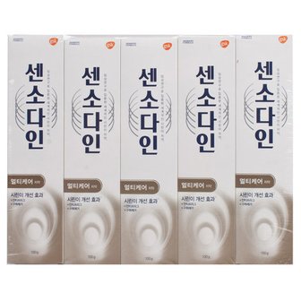 센소다인 글락소스미스 센소다인 멀티케어치약 100g x5개