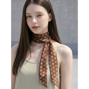 KARRA 라이트쉬폰도트스카프 A6M0864_P433006223