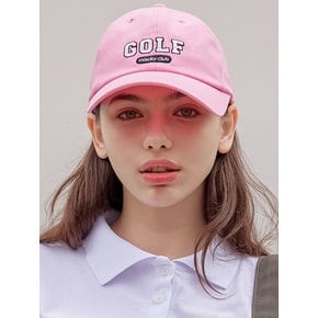 labe golf ballcap pink